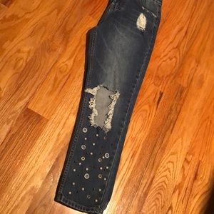 High waisted mom jeans